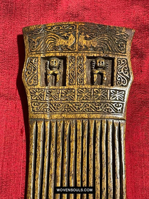 1631 Old Tanimbar Comb - Not for sale-WOVENSOULS Antique Textiles &amp; Art Gallery