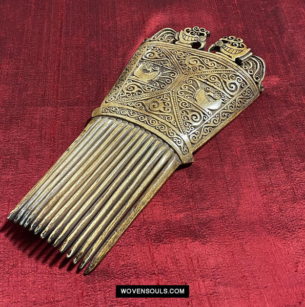 1632 Old Tanimbar Comb - Not for sale-WOVENSOULS Antique Textiles & Art Gallery