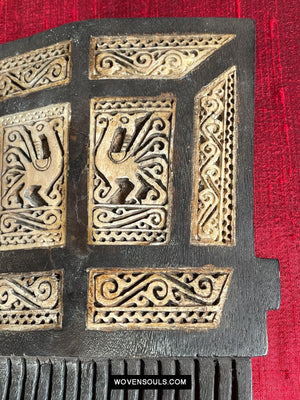 1636 Old Tanimbar Comb-WOVENSOULS Antique Textiles &amp; Art Gallery