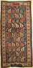 1645 Antique Gendge Boteh Rug with Figures-WOVENSOULS Antique Textiles &amp; Art Gallery