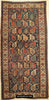 1645 Antique Gendge Boteh Rug with Figures-WOVENSOULS Antique Textiles &amp; Art Gallery