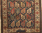 1645 Antique Gendge Boteh Rug with Figures-WOVENSOULS Antique Textiles &amp; Art Gallery