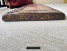 1646 Large Antique Tibetan Gilt & Carved Wood Sutra Cover-WOVENSOULS Antique Textiles &amp; Art Gallery