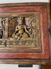 1646 Large Antique Tibetan Gilt & Carved Wood Sutra Cover-WOVENSOULS Antique Textiles &amp; Art Gallery