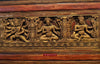 1646 Large Antique Tibetan Gilt & Carved Wood Sutra Cover-WOVENSOULS Antique Textiles &amp; Art Gallery