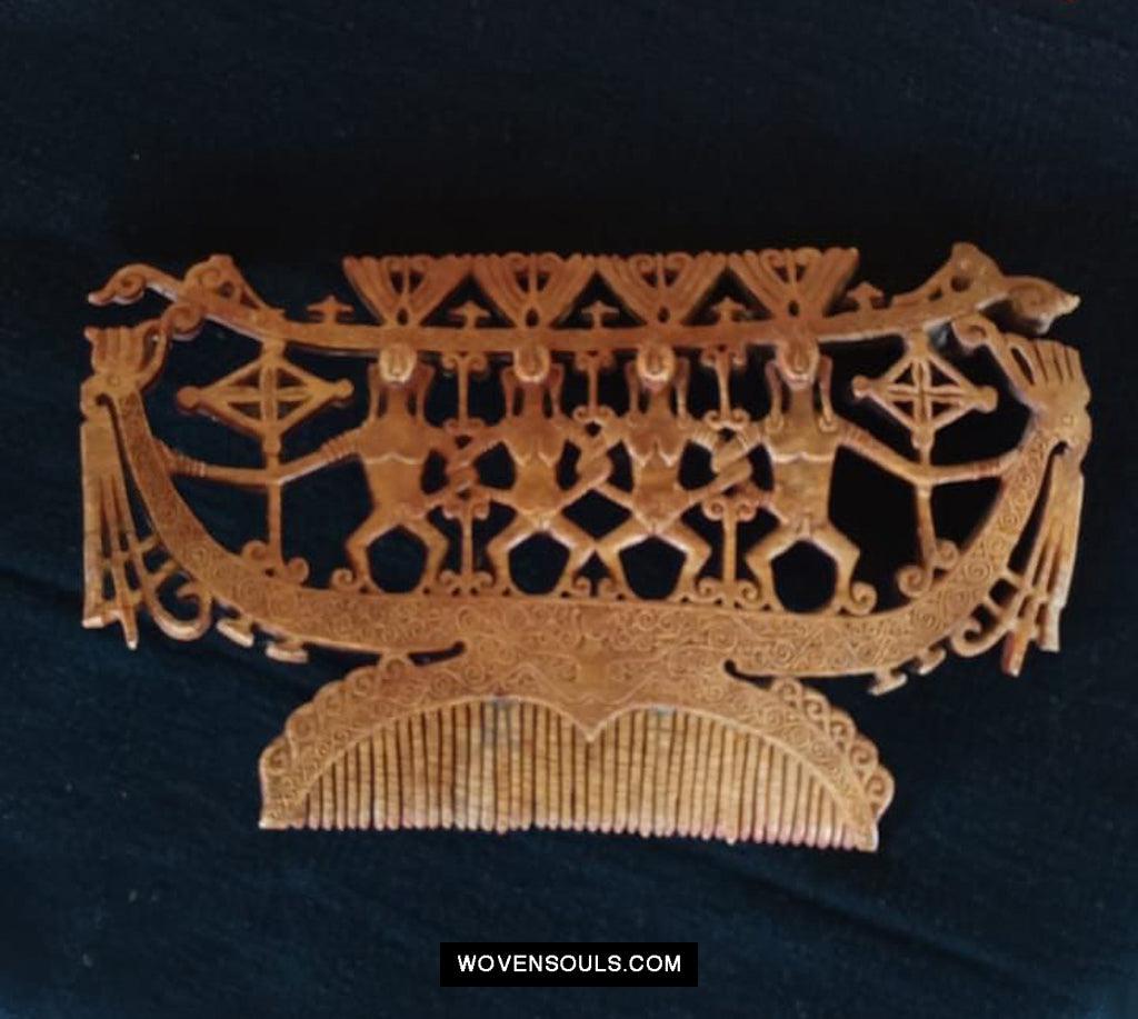 1647 Large Old Tanimbar Comb - Not for sale-WOVENSOULS Antique Textiles &amp; Art Gallery