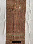 1649 Antique Iban Pua Kumbu Sungkit Singkit Woven Textile with Human Figures-WOVENSOULS Antique Textiles &amp; Art Gallery