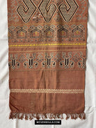 1650 Antique Iban Pua Kumbu Sungkit Singkit Woven Textile with Serpent Dragon-WOVENSOULS Antique Textiles &amp; Art Gallery