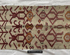 1652 Antique Iban Pua Kumbu Sungkit Singkit Woven Textile with Human Figures - Undyed base-WOVENSOULS Antique Textiles &amp; Art Gallery