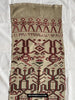 1652 Antique Iban Pua Kumbu Sungkit Singkit Woven Textile with Human Figures - Undyed base-WOVENSOULS Antique Textiles &amp; Art Gallery