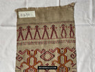 1652 Antique Iban Pua Kumbu Sungkit Singkit Woven Textile with Human Figures - Undyed base-WOVENSOULS Antique Textiles &amp; Art Gallery