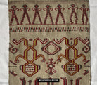 1652 Antique Iban Pua Kumbu Sungkit Singkit Woven Textile with Human Figures - Undyed base-WOVENSOULS Antique Textiles &amp; Art Gallery