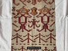 1652 Antique Iban Pua Kumbu Sungkit Singkit Woven Textile with Human Figures - Undyed base-WOVENSOULS Antique Textiles &amp; Art Gallery