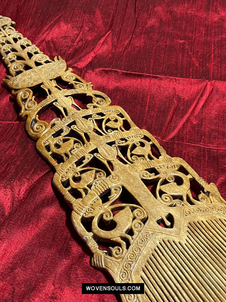 1653 Large Old Tanimbar Comb - Not for sale-WOVENSOULS Antique Textiles &amp; Art Gallery