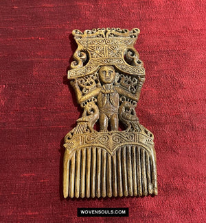 1654 Old Tanimbar Comb - Not for sale-WOVENSOULS Antique Textiles &amp; Art Gallery