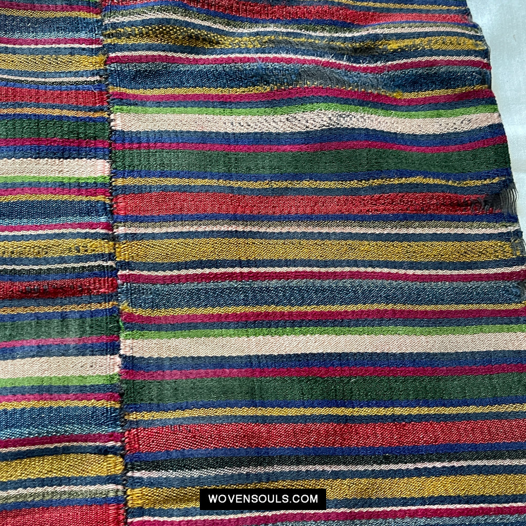 1658 Vintage Tibetan Handwoven Pangden Apron-WOVENSOULS Antique Textiles &amp; Art Gallery