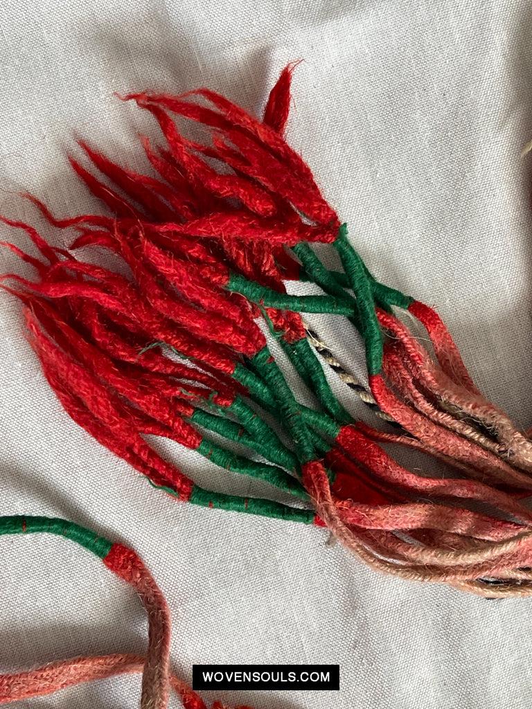 1659 Old Handwoven Tibet Sash Belt-WOVENSOULS Antique Textiles &amp; Art Gallery