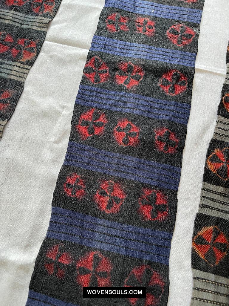 1660 Set of Vintage Himalayan Kaabo Fragments-WOVENSOULS Antique Textiles &amp; Art Gallery