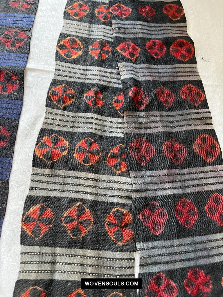 1660 Set of Vintage Himalayan Kaabo Fragments-WOVENSOULS Antique Textiles &amp; Art Gallery