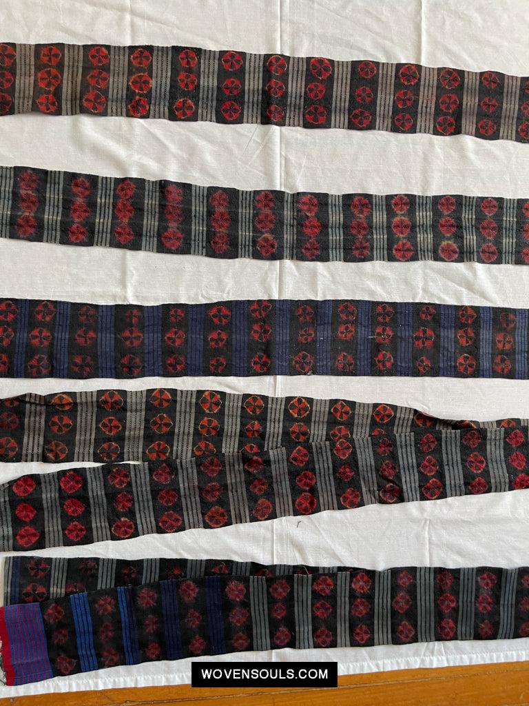 1660 Set of Vintage Himalayan Kaabo Fragments-WOVENSOULS Antique Textiles &amp; Art Gallery
