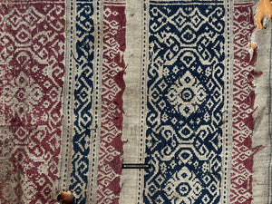 1662 Rare Balinese Motif Tampan Shipcloth Textile-WOVENSOULS Antique Textiles &amp; Art Gallery