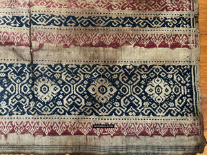 1662 Rare Balinese Motif Tampan Shipcloth Textile-WOVENSOULS Antique Textiles &amp; Art Gallery