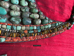 1664 Rare Museum Quality Perak Headdress from Ladakh-WOVENSOULS Antique Textiles &amp; Art Gallery