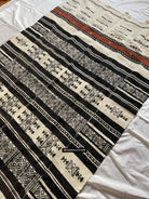 1665 Vintage Fulani Woven Blanket Textile - African Weaving-WOVENSOULS Antique Textiles &amp; Art Gallery