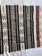 1665 Vintage Fulani Woven Blanket Textile - African Weaving-WOVENSOULS Antique Textiles &amp; Art Gallery
