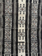 1665 Vintage Fulani Woven Blanket Textile - African Weaving-WOVENSOULS Antique Textiles &amp; Art Gallery