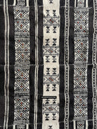 1665 Vintage Fulani Woven Blanket Textile - African Weaving-WOVENSOULS Antique Textiles &amp; Art Gallery