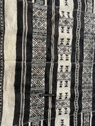 1665 Vintage Fulani Woven Blanket Textile - African Weaving-WOVENSOULS Antique Textiles &amp; Art Gallery