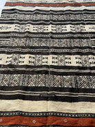 1665 Vintage Fulani Woven Blanket Textile - African Weaving-WOVENSOULS Antique Textiles &amp; Art Gallery