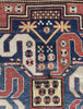 1671 Antique Cloudband Kazak Rug with Human Motifs-WOVENSOULS Antique Textiles &amp; Art Gallery