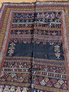 1678 Antique Afshar Soumac Kilim Rug-WOVENSOULS Antique Textiles &amp; Art Gallery