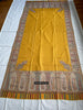 1697 SOLD Exquisite Burnt Yellow Boteh Shawl from Kashmir - Recently Made-WOVENSOULS Antique Textiles &amp; Art Gallery