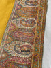 1697 SOLD Exquisite Burnt Yellow Boteh Shawl from Kashmir - Recently Made-WOVENSOULS Antique Textiles &amp; Art Gallery