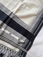 1701 Handwoven Gujarat Cotton Shawl / Stole - Recently Made-WOVENSOULS Antique Textiles &amp; Art Gallery