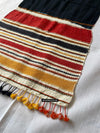 1702 Handwoven Gujarat Wool Scarf / Stole - Recently Made-WOVENSOULS Antique Textiles &amp; Art Gallery