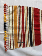 1702 Handwoven Gujarat Wool Scarf / Stole - Recently Made-WOVENSOULS Antique Textiles &amp; Art Gallery