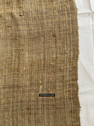 1705 SOLD Heavy Handspun Handwoven Raw Silk Beige Shawl-WOVENSOULS Antique Textiles &amp; Art Gallery