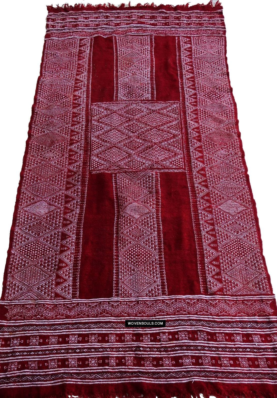 1710 Old Bakhnoug Shawl - Textile Art Masterpiece-WOVENSOULS Antique Textiles &amp; Art Gallery