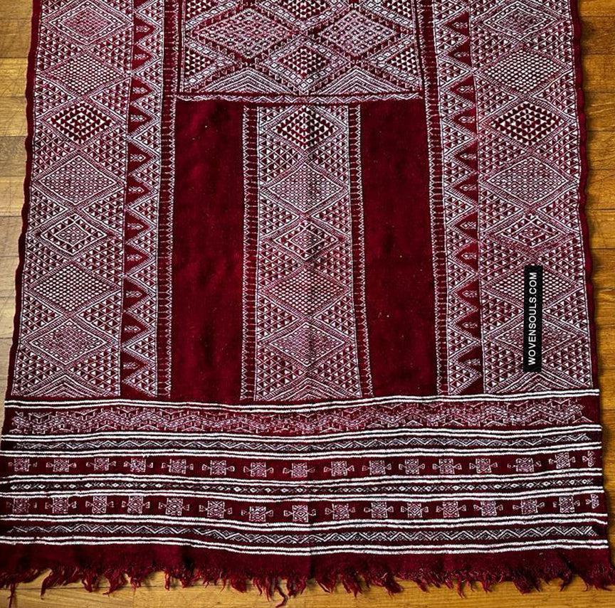 1710 Old Bakhnoug Shawl - Textile Art Masterpiece-WOVENSOULS Antique Textiles &amp; Art Gallery