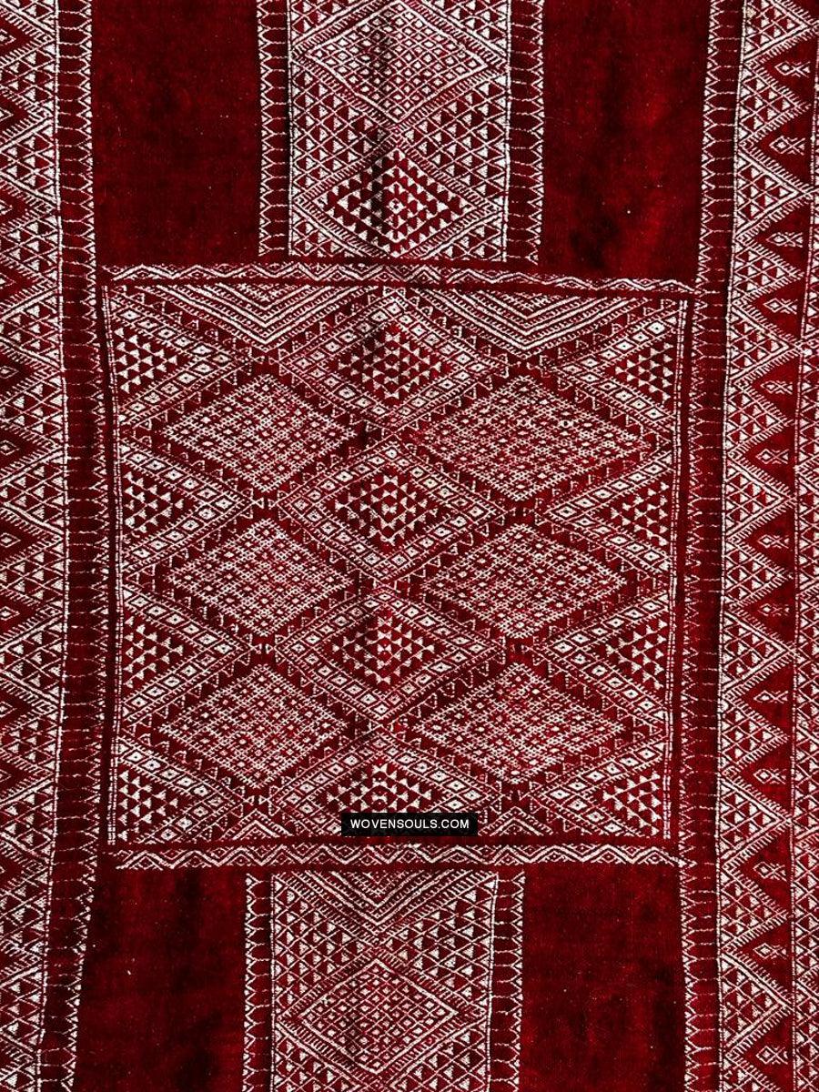 1710 Old Bakhnoug Shawl - Textile Art Masterpiece-WOVENSOULS Antique Textiles &amp; Art Gallery