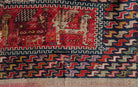 1713 Antique Caucasian Zoomorphic Zileh / Sileh Embroidered Flatweave Soumac Rug-WOVENSOULS Antique Textiles &amp; Art Gallery