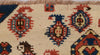 1718 Antique White Field Caucasian Village Rug with Birds & Boteh-WOVENSOULS Antique Textiles &amp; Art Gallery