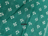 1720 Green Ikat Cotton Handloom Shawl Odisha-WOVENSOULS Antique Textiles &amp; Art Gallery