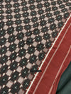1723 Double Ikat Cotton Handwoven Shawl Andhra Pradesh-WOVENSOULS Antique Textiles &amp; Art Gallery