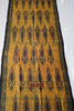 1732 Hand Block Printed Yellow Silk Shawl w Natural Dyes-WOVENSOULS Antique Textiles &amp; Art Gallery