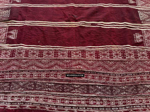 1733 - Old Tunisian Shawl - Berber People-WOVENSOULS Antique Textiles &amp; Art Gallery